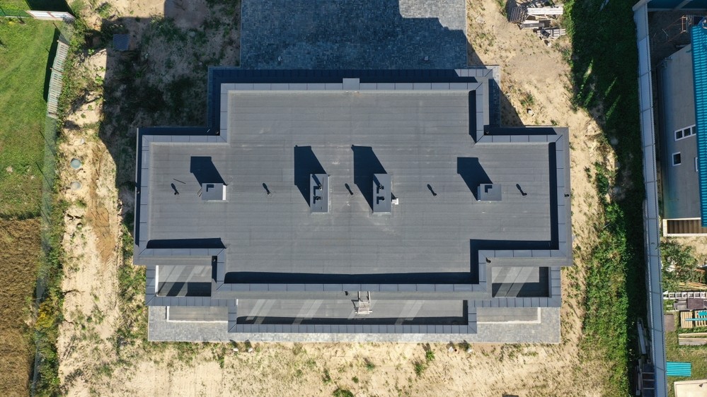 fully installed flat roof