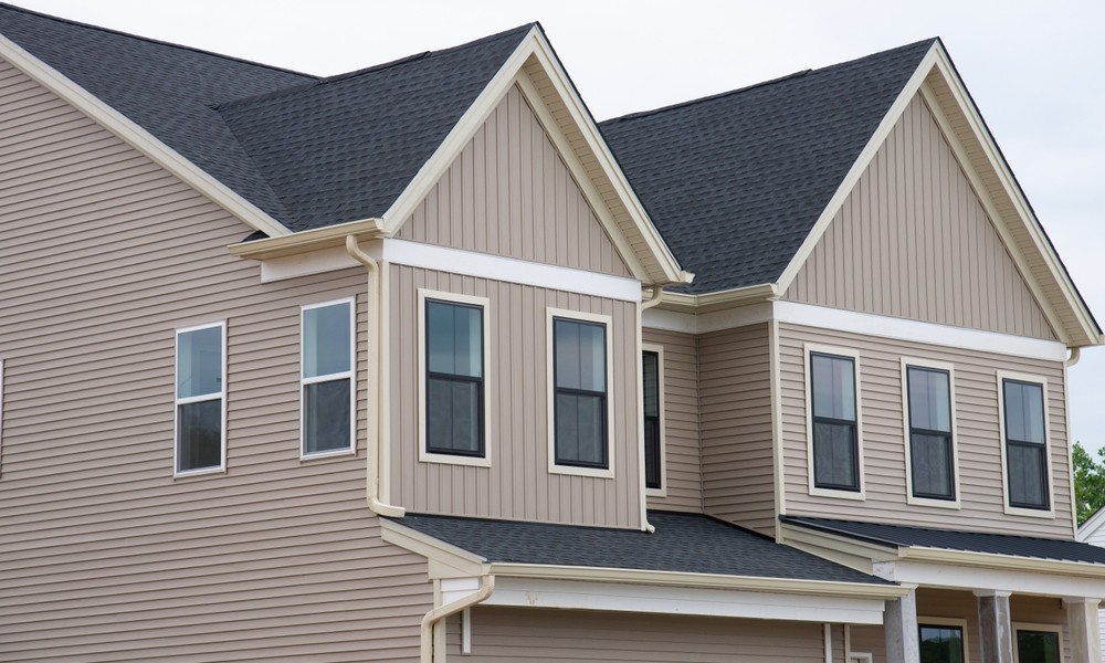 new roof on a 2 story house